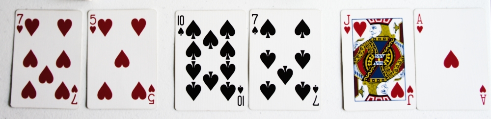 3 pairs of cards